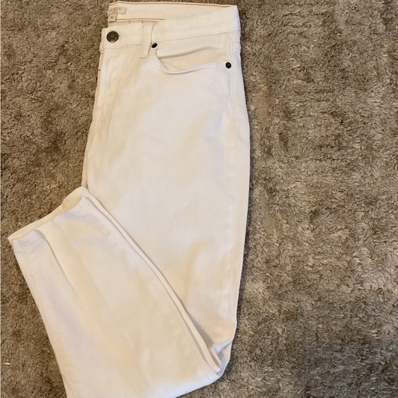 J. Crew Pants - J.Crew stretch white jeans-SZ 30
